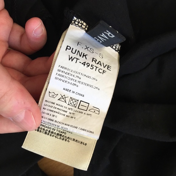 Punkrave mesh hooded top - Picture 6 of 6